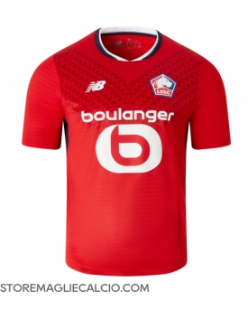 Lille OSC Maglia Gara Casa Repliche 2024-25 Maniche Corte Lille OSC Maglia Gara Casa Repliche 2024-25 Maniche Corte